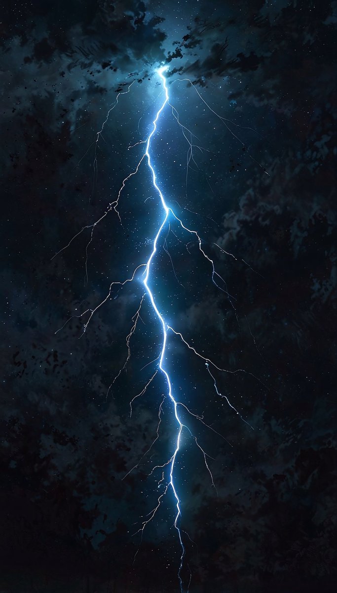 wallpaperscapes's tweet photo. 4K Wallpaper for iPhone    
#Wallpaper #art #iOS26Wallpaper #iPhoneWallpaper #blue #lightning https://t.co/TZoGeJCtLv
