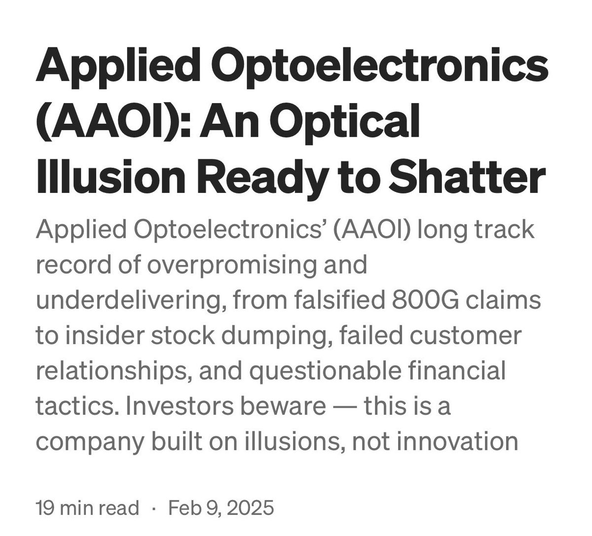 napoleon21st's tweet photo. Hmm this is pretty damning about $AAOI.

Do any bulls care to invalidate? https://t.co/ytemzQdYRN