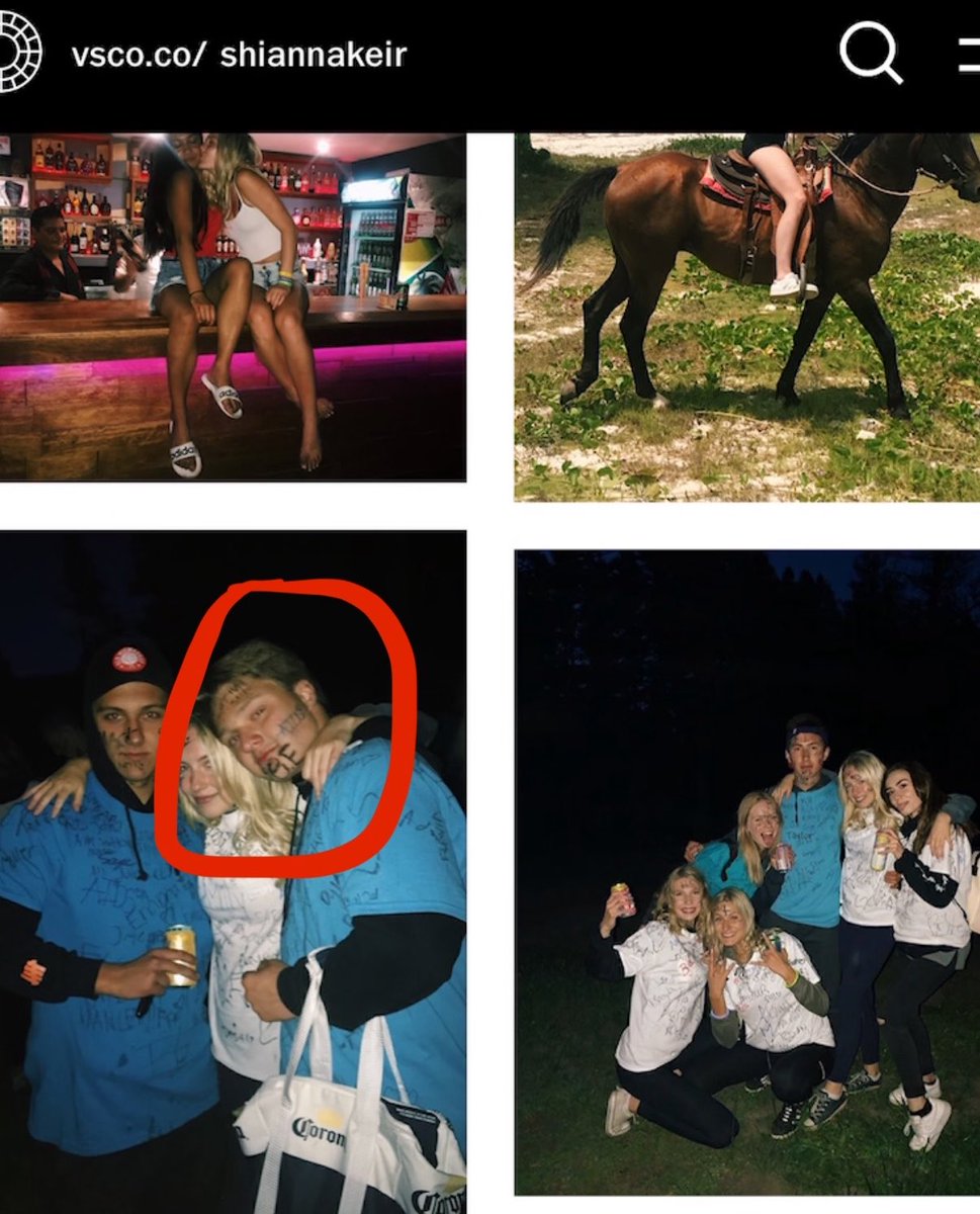 ZeekFix's tweet photo. @MChill2000 @TMZ Nope, this is the exact same year. They are all wearing the same hoodie, and the same girls and guy are in the pics, the person who posted them on vsco posted them subsequently. Nice try though. https://t.co/AA7Z5LwE90