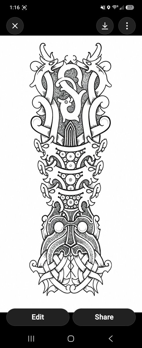 JoshJohnson013's tweet photo. @zulu1kilo4 I have a design with similar characteristics to this. I've got my left arm blacked out but gonna do this from my hand to elbow in white or color on top of that https://t.co/7nlRVWwEyt