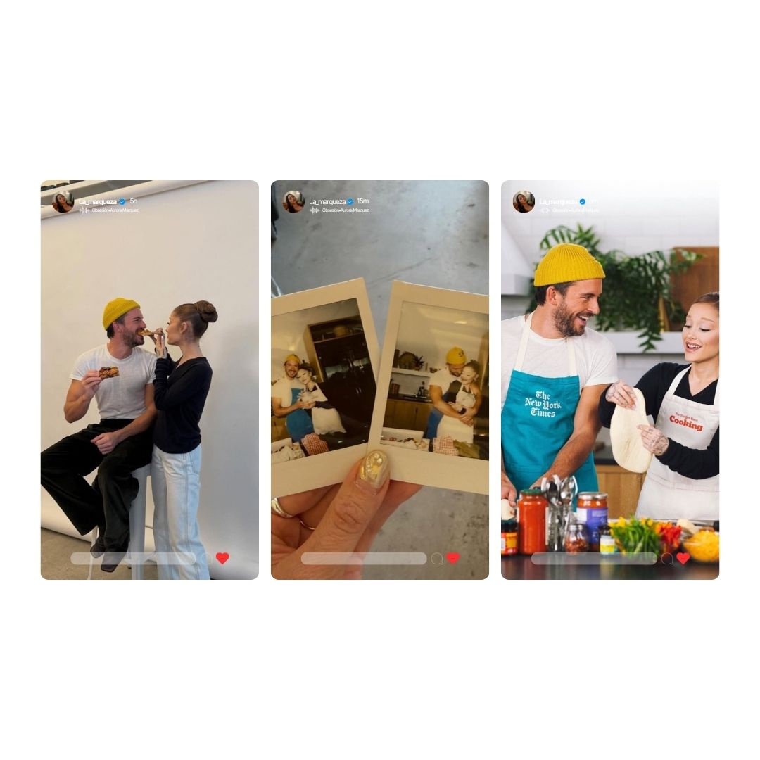 aurasHQ's tweet photo. Aurora compartilhou novos stories com fotos dos bastidores do The Pizza Interview.

A publicação foi acompanhada por "Obsesión" https://t.co/yIenDNpDvX