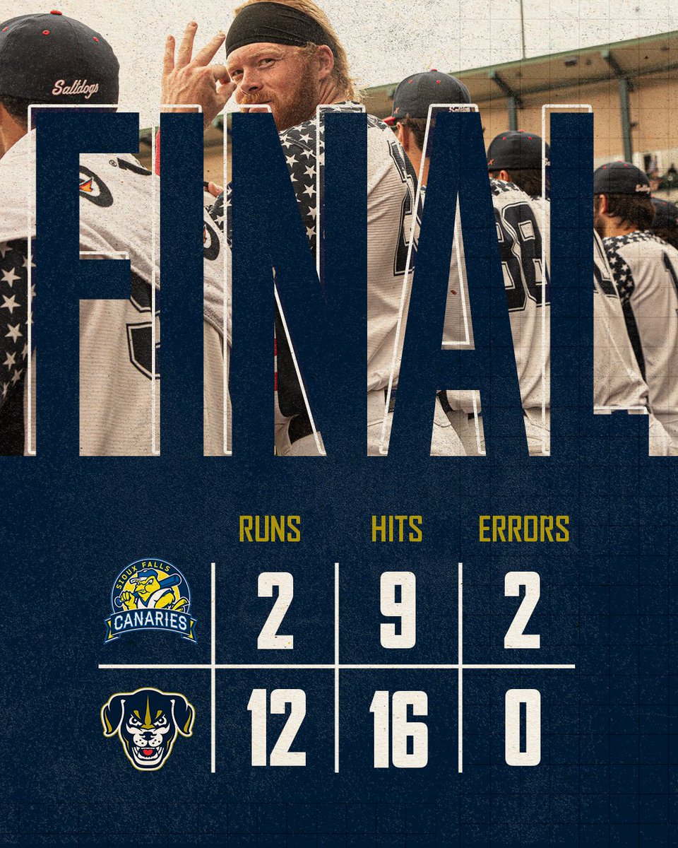 saltdogsball's tweet photo. WE JUST SWEPT THAT.
#saltdogs #yourlocaltradtionplayson https://t.co/SvYnRBugJf