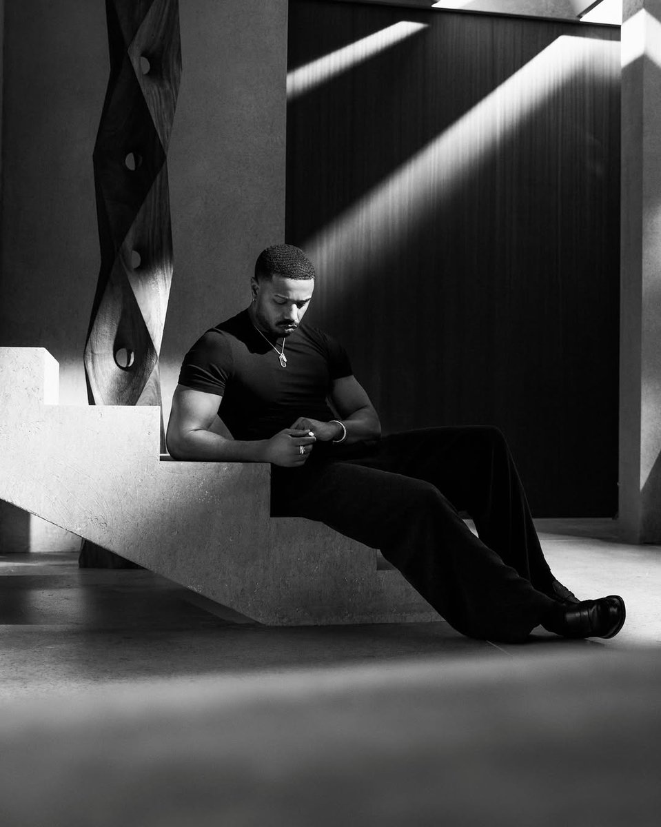 blackishpress's tweet photo. Academy Award Winner Michael B Jordan photographed for David Yurman's latest Chevron campaign. https://t.co/Fj3WhYou8T