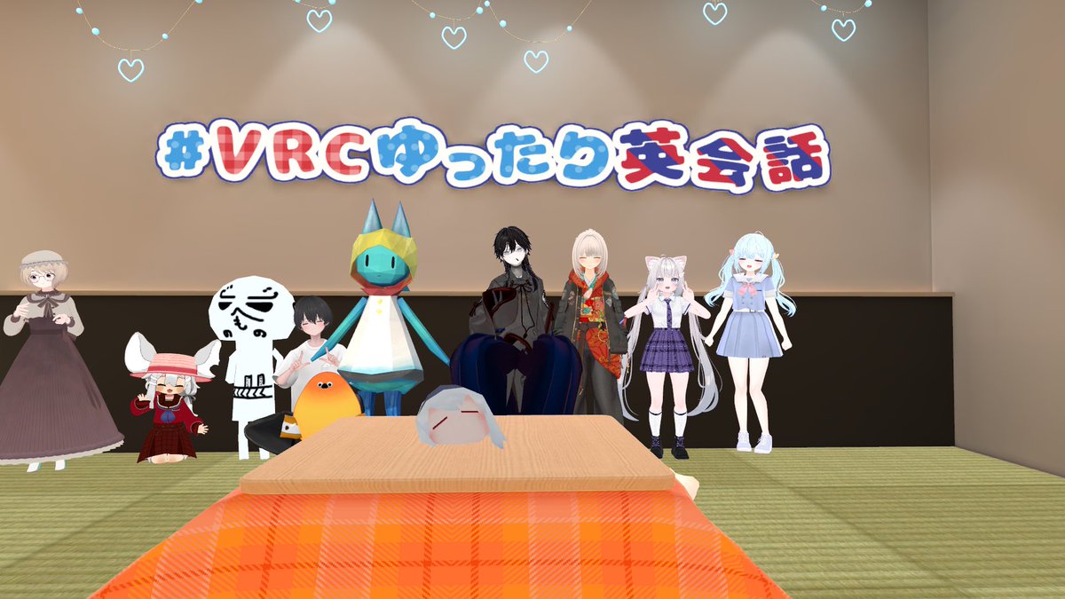 MkSepa's tweet photo. #VRCゆったり英会話

ラスト5分での滑り込みで初参加でしたが、それでも学校と受けた英語の授業より身に入りそうでした。 https://t.co/zGnldg8x2B