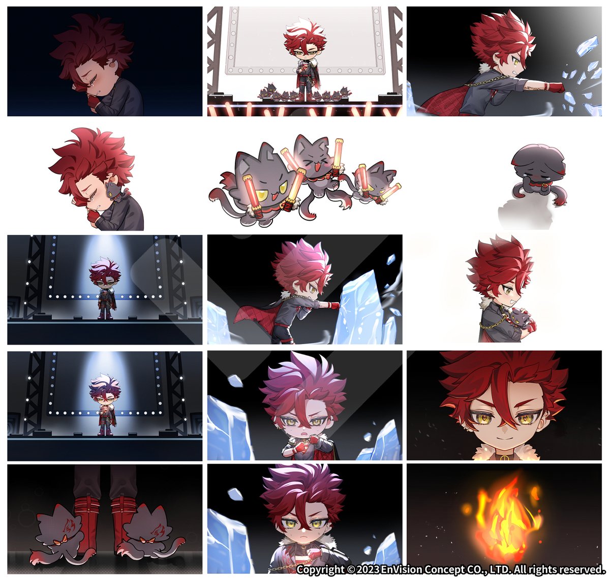Shiyan_429's tweet photo. 【Work】
這次有幸負責 ALLURIA 魁Kai 新衣裝曲繪的立繪與分鏡設計！✨
感謝預見娛樂的委託，以及魁慨的信任！ https://t.co/gK0y67amVT