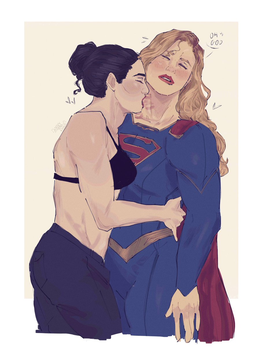 Abby_DrawZZZ's tweet photo. Happy pride month! Have some #supercorp and #monwinn because I’m cool like that https://t.co/KwJFb5wGSw