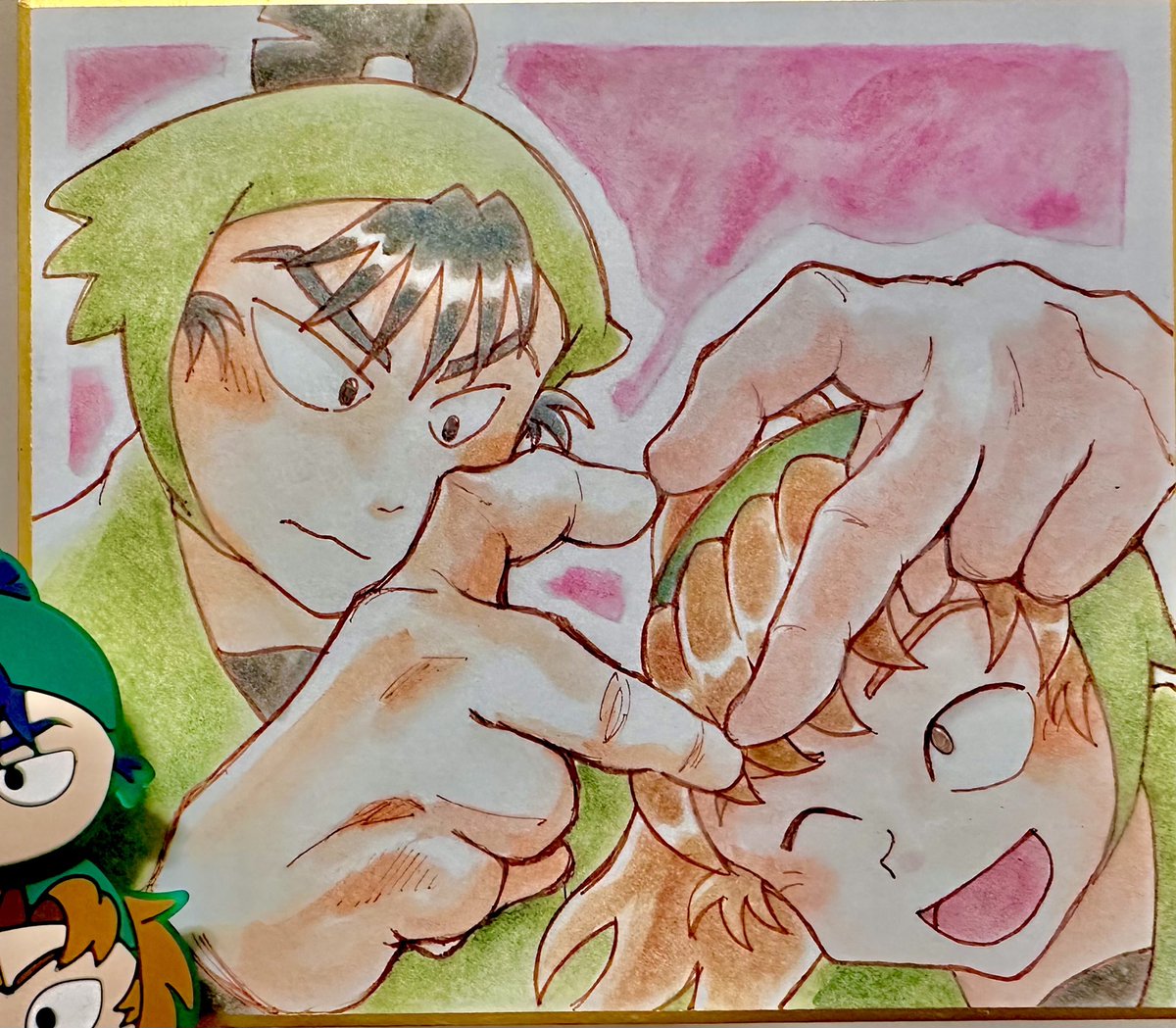 Uan_1013's tweet photo. #六はの日
#六年生月間 ✍🏻色紙  六はの日！ https://t.co/2mxan7OcUL