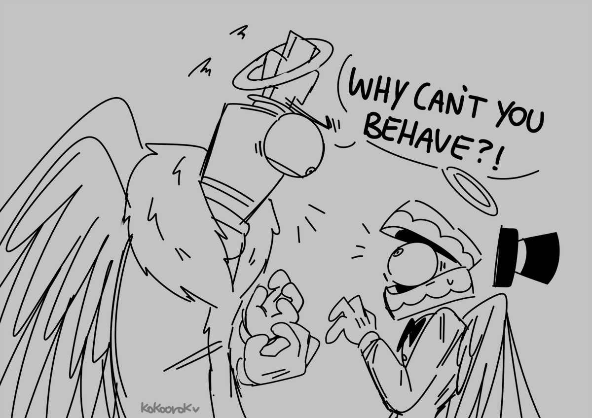 kokoorok's tweet photo. royalteeth angel au thing (1/?) https://t.co/7BPQmjbZqL