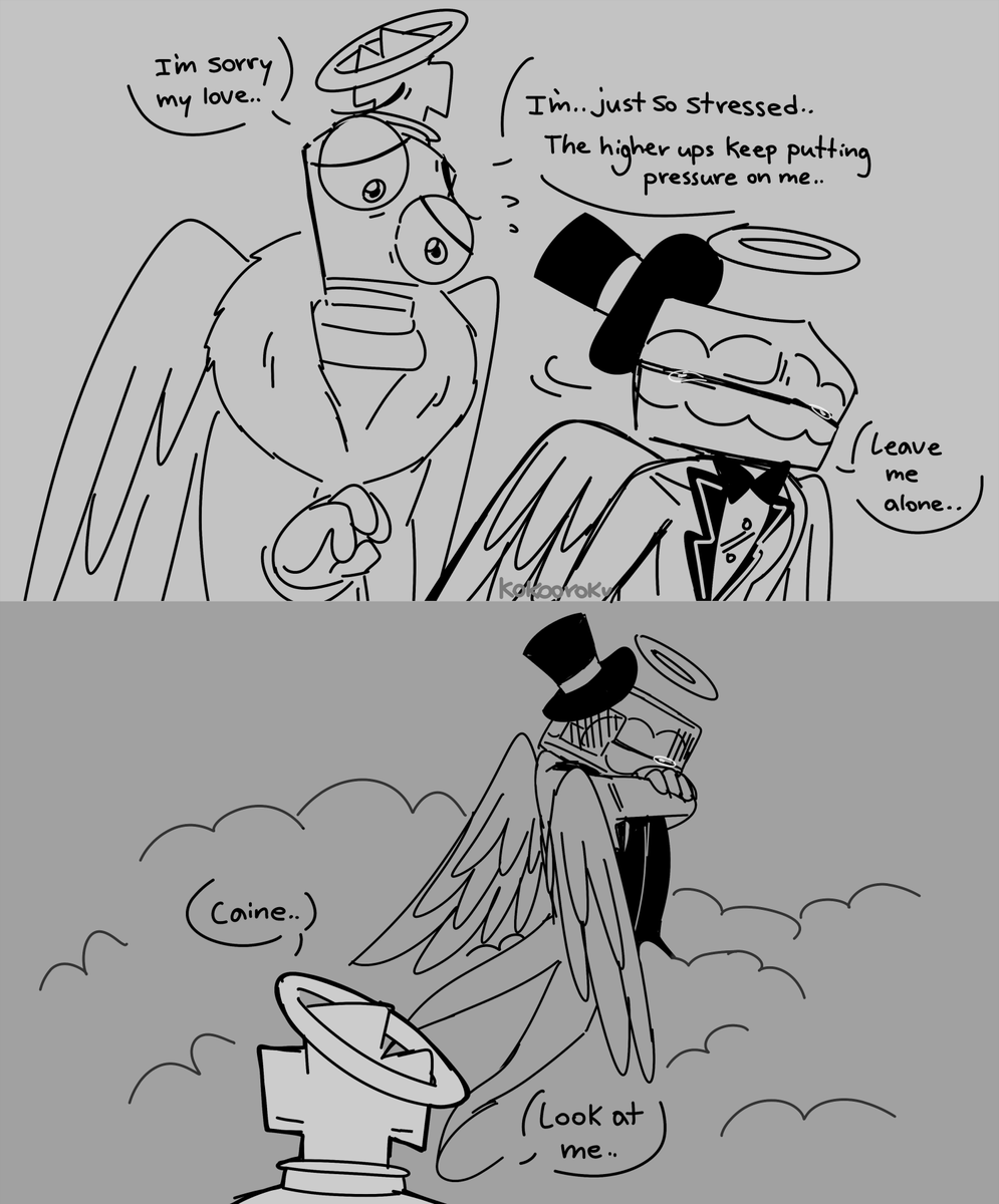 kokoorok's tweet photo. royalteeth angel au thing (1/?) https://t.co/7BPQmjbZqL