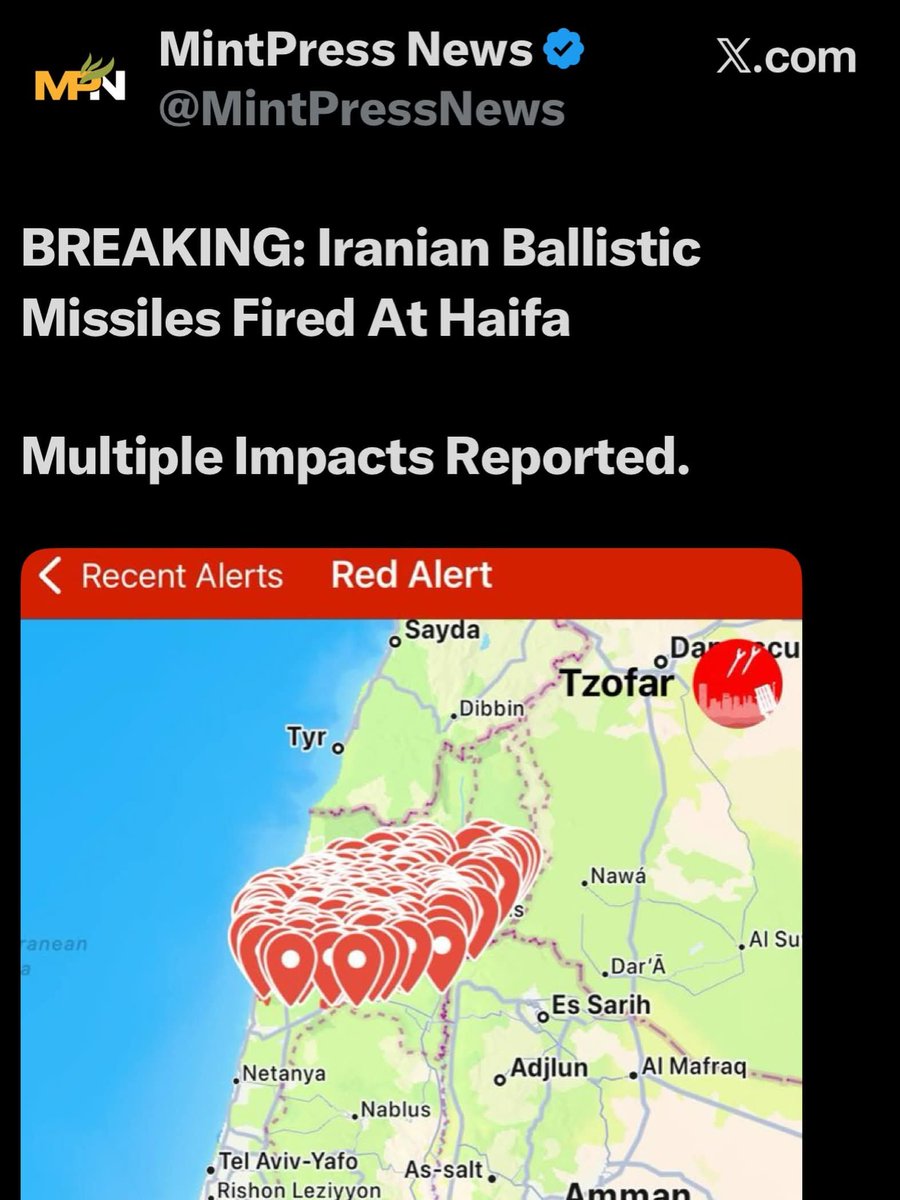 ferizandra's tweet photo. Sirine serangan udara diaktifkan di berbagai wilayah Israhell setelah Iran meluncurkan rudal ke negara tersebut, menandai peristiwa pertama sejak gencatan senjata yang rapuh diberlakukan dalam perang Timur Tengah pada bulan April...

Serangan itu terjadi setelah Teheran mengancam akan membalas serangan Israhell di Beirut dan Lebanon selatan...

Para pejabat Iran memperingatkan bahwa eskalasi lebih lanjut dapat memicu serangan tambahan... 

Gak ada laporan korban jiwa atau kerusakan...

Iran dilaporkan telah menembakkan sekitar sepuluh rudal balistik ke arah Israhell saat Perdana Menteri Benjamin Netanyahu mengadakan konsultasi keamanan dan diperkirakan akan mempertimbangkan tanggapan militer...