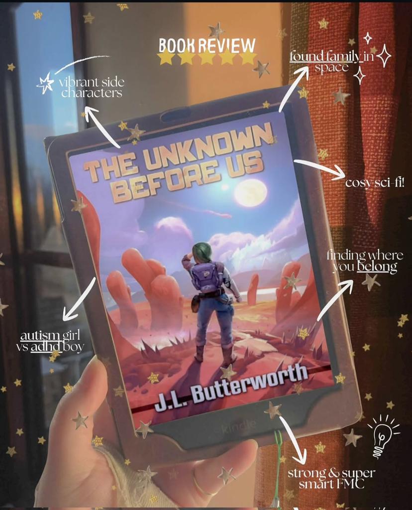 jlbwritesitall's tweet photo. I love when someone on KU picks up The Unknown Before Us and shotguns it in 24 hours.

Maybe you should pick this one up as well 🤔

It's full of humor, heart, and hope. Not to mention vivid alien worlds, dangerous animals that live there, and a story you won't soon forget! https://t.co/AFBd9M9TbF