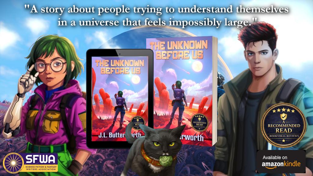 jlbwritesitall's tweet photo. I love when someone on KU picks up The Unknown Before Us and shotguns it in 24 hours.

Maybe you should pick this one up as well 🤔

It's full of humor, heart, and hope. Not to mention vivid alien worlds, dangerous animals that live there, and a story you won't soon forget! https://t.co/AFBd9M9TbF