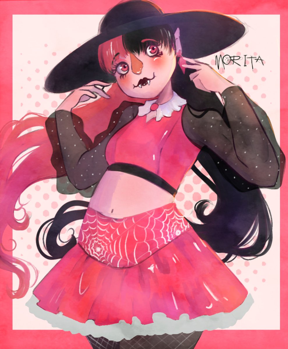 Morita96F's tweet photo. Draculaura 🦇
~Morita~
#art #artist https://t.co/MvDhDXbuua