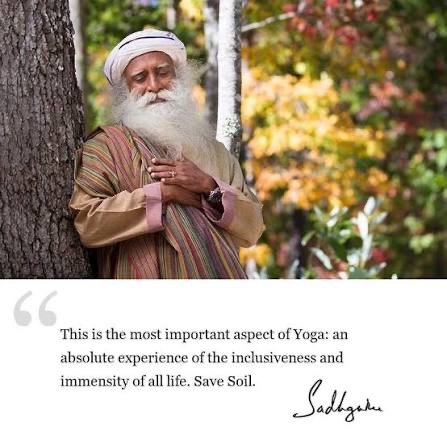 Gargi32354857's tweet photo. @SadhguruJV ππ½ππ½ππ½ββοΈβ¨π«
βIf you act out of your humanity, you will always be inclusive, and you will always do the right thingβ β Sadhguru
#Inclusiveness https://t.co/1PdjcvrX4t