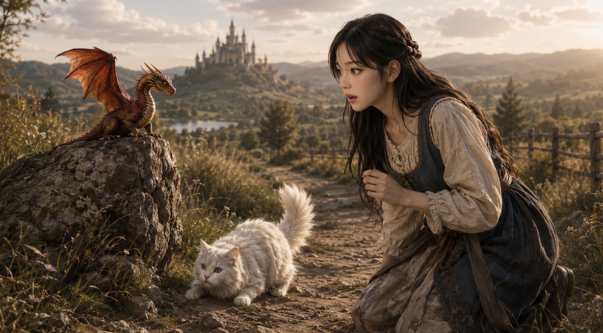 DailyLofi73311's tweet photo. 🐉 Look! See what Flavine and Miau found along the way! ##lofidailyscenes #medievallofi #bardcore #fantasyambience #timetravel #relaxingmusic https://t.co/8XQpcbnTwE