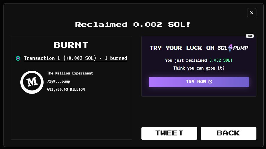 The Million Experiment tweet media