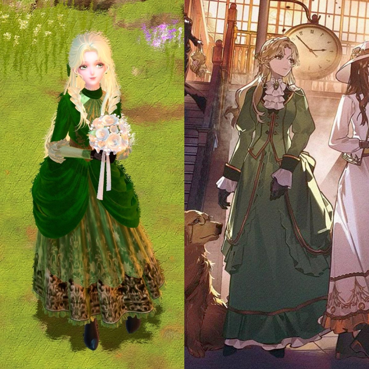 orsies's tweet photo. I'm late but happy birthday Audrey Hall 🎉 I tried to recreate her c*i timeline look in SN #audreyhall #lordofmysteries #lotm #shiningnikki #shiningwithnikki https://t.co/YM8UZARiqv