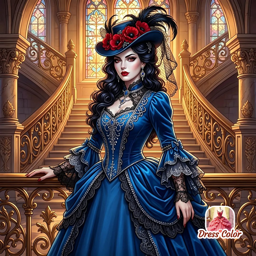 HelenRobin3870's tweet photo. A bit of style and beauty for the evening.
#DressColor
#ColouringBookCafé https://t.co/Sa1uItDDwo