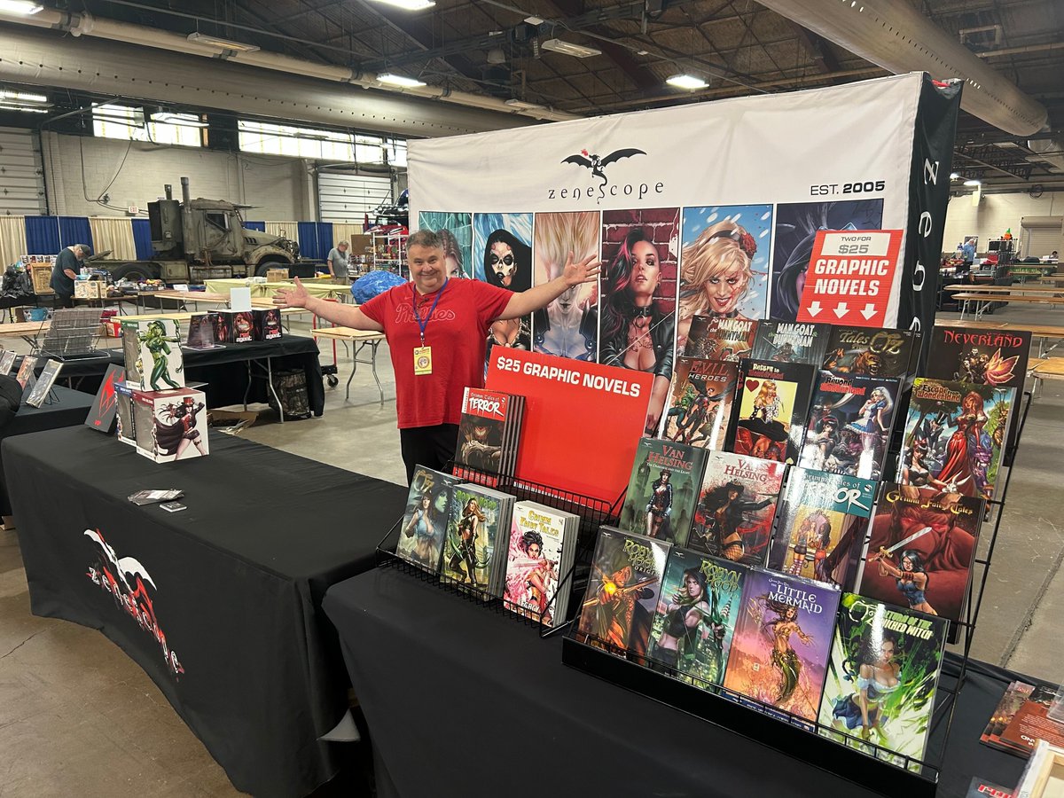 Zenescope's tweet photo. Thank you Lehigh Valley CC‼️ It's always a great time seeing Zenescope fans old and new🫶 

#zenescope #zennation https://t.co/UADSnx4EvB