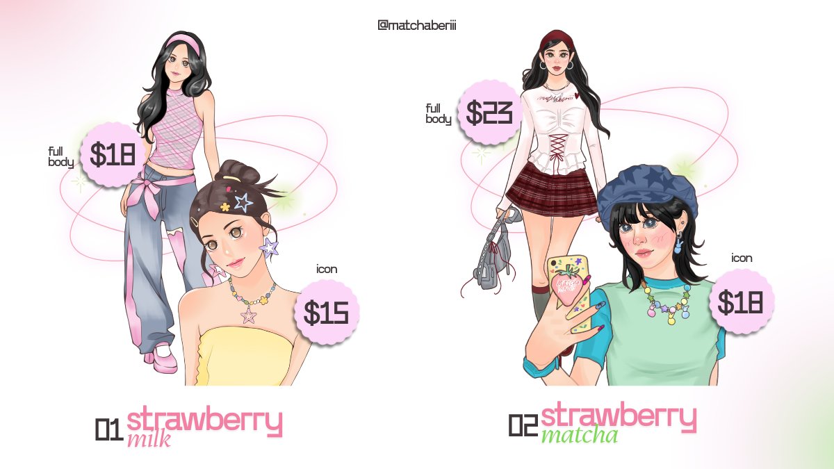 matchaberiii's tweet photo. 🌸 C0MMISSIONS OPEN 🌸
{ likes/rts are highly appreciated }  

hello, my commissi♡ns are open! dm me or visit my ko-fi and vgen if you're interested 🍀

☆ https://t.co/6w3HKKSZb9
☆ https://t.co/5cO5NY5zCG

#VGenComm #kofi #commissionsopen #artcommissions #artmoots https://t.co/x7Q8k1d01J