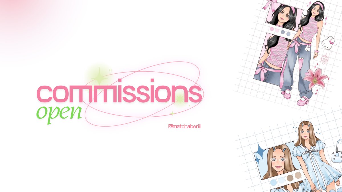 matchaberiii's tweet photo. 🌸 C0MMISSIONS OPEN 🌸
{ likes/rts are highly appreciated }  

hello, my commissi♡ns are open! dm me or visit my ko-fi and vgen if you're interested 🍀

☆ https://t.co/6w3HKKSZb9
☆ https://t.co/5cO5NY5zCG

#VGenComm #kofi #commissionsopen #artcommissions #artmoots https://t.co/x7Q8k1d01J