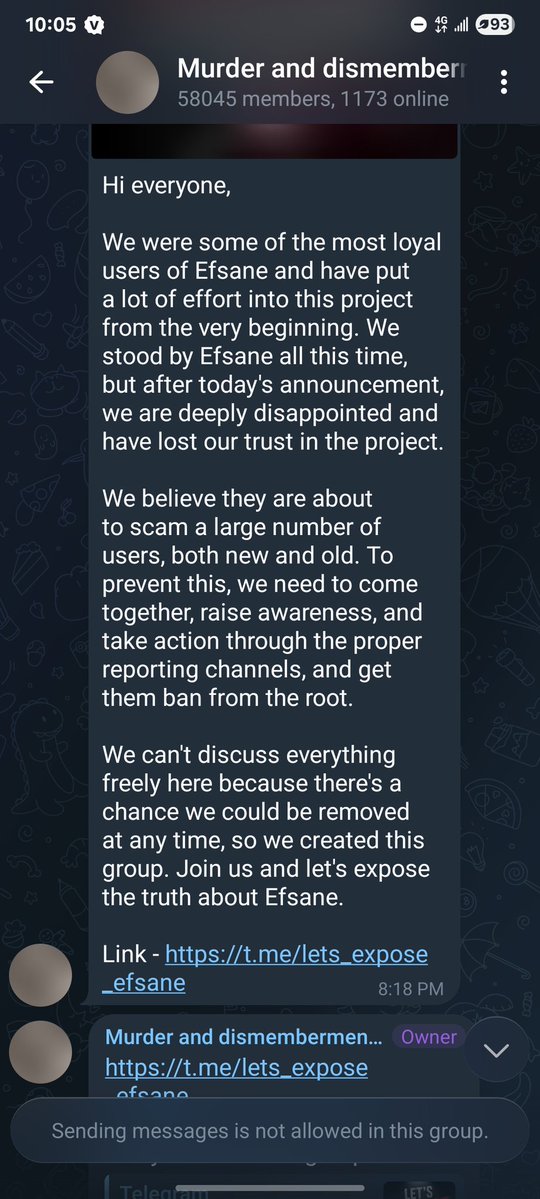 BLagos35231's tweet photo. Beware Beware Beware!!!

@EFSANEGlobal is a scam save every cent you got and don't listen to their tricks..

Trend this post and save everyone outhere 👇 https://t.co/Hl6aEVLd2D