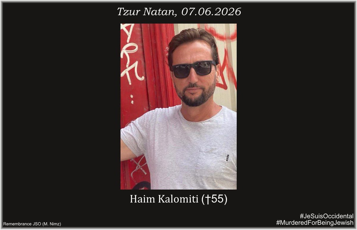OpferdesIslam's tweet photo. Neben der Katastrophe vom 7. Oktober 2023 und dem Beschuss durch Hisbollah, Houthis und aus dem Iran wird Israel auch weiterhin vom "regulären" arabischen Terror erschüttert, der zu keinem Zeitpunkt aufgehört hat.

Heute Vormittag hat ein arabischer Israeli aus Tayibe an mehreren Orten in Zentralisrael auf insgesamt sechs Menschen geschossen. Eine der angegriffenen Personen, der 55-jährige Haim Kalomiti, erlag ihren Verletzungen. 

Haim wurde außerhalb von Tzur Natan niedergeschossen, einem Moschav nahe der Sperranlage zur Westbank. Moschavim sind Dörfer/Siedlungen auf israelischem Territorium, vergleichbar mit einem Kibbuz, nur dass in den Moschavim auch privater Landbesitz möglich ist und von Beginn an vorgesehen war.

Haim war Reservist der israelischen Streitkräfte und Mitglied der zivilen Verteidigungseinheit von Tzur Natan (die Nähe zur Westbank macht zivilen Selbstschutz erforderlich). Tzur Natans Sicherheitskoordinator wurde ebenfalls schwer verletzt.

Der Täter ist Omar Yassin, ein Araber mit israelischer Staatsangehörigkeit in den 20ern. Er konnte etwa eine halbe Stunde nach Start des Terroranschlags von der israelischen Polizei liquidiert werden.

Den fünf Verletzten eine schnelle und vollständige Genesung.

💔 RIP, Haim Kalomiti. Möge die Erde Dir leicht sein.

#MurderedForBeingJewish
#MurderedForBeingNonmuslim