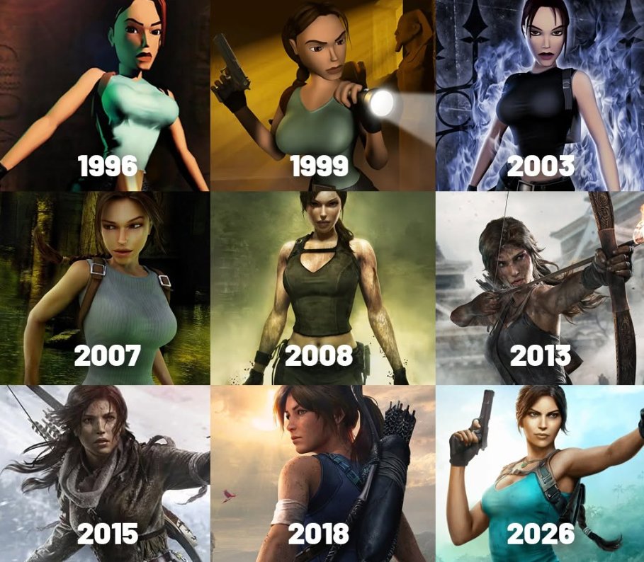 gameunlocked26's tweet photo. Which one is your favorite version of Lara Croft? https://t.co/LN4WpR8NGf