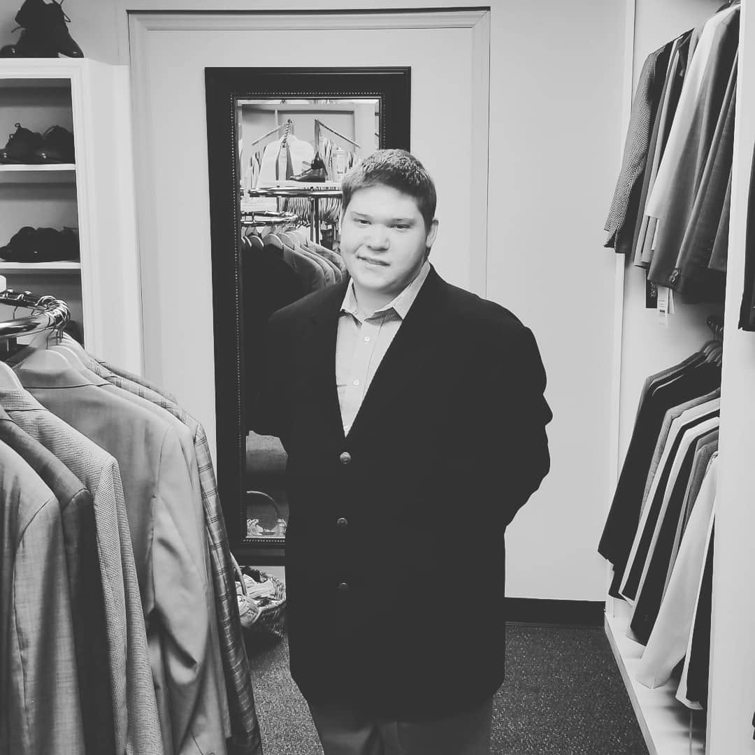 MultiDarkZen's tweet photo. anyways heres me in a suit from 1956 https://t.co/X1u4G7sYRQ