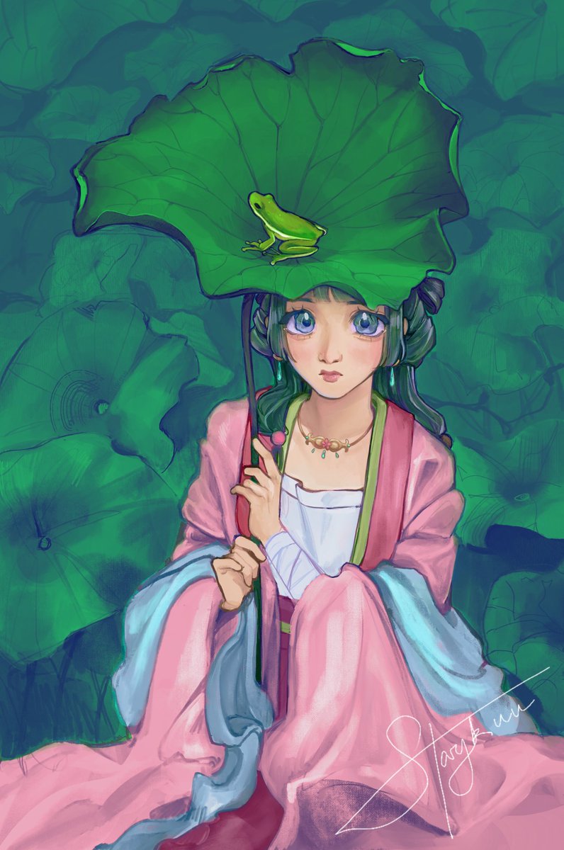 Starykuu's tweet photo. maomao art i did last year https://t.co/aSDCZF1zxJ