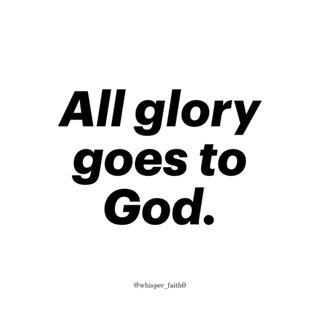 whisper_faith0's tweet photo. Give God all the glory https://t.co/3mnwmuatb4