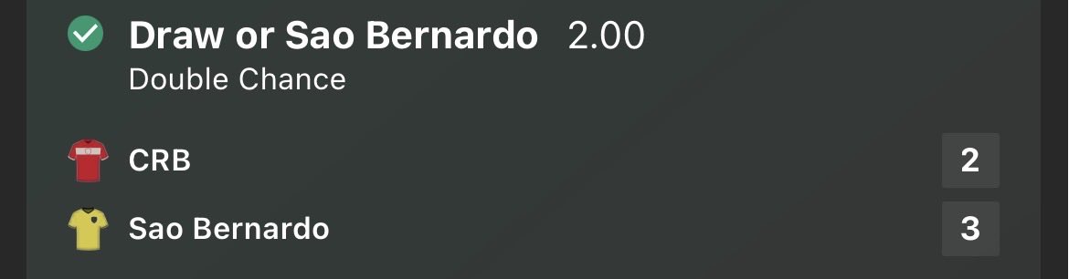 TUGA_TIPSS's tweet photo. BOOOOOOOOMMMMM!!!!✅✅✅✅

SÃO BERNARDO ARE OUR SAVIOURSSSS 🇧🇷🇧🇷

They couldn’t hold on to a lead to save their lives until the 3rd goal which is all that mattered!

5.15 tipped at 1U 💰
2.00 tipped at 1.5U 💰 https://t.co/obX8iqkky4