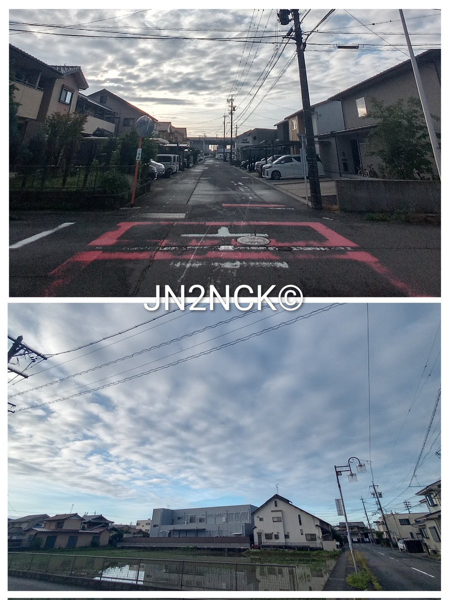 TaxiHashimoto's tweet photo. 昨日降り続いた雨は上がって~まだ曇残ってますが~もう雨の心配なさそーな雰囲気の週明け月曜日の朝になりました！風も無くこの時間まだ暑さも有りませんが~この後予報は曇り後雨60%28℃予想~梅雨入り宣言有りましたが~今日はまだ降るタイミング有るのでしょうか？気温は昨日より結構高めで要注意です！ https://t.co/ZhXNysFtDz