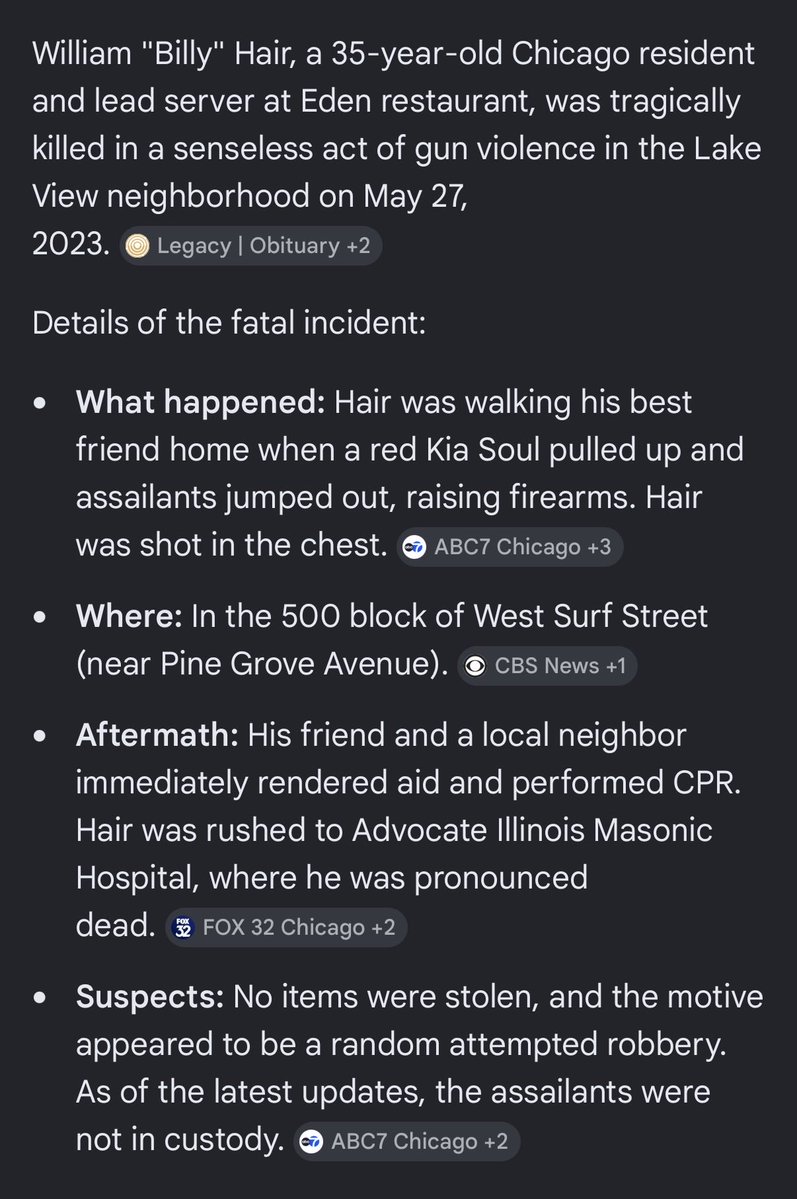 MajorWillPower's tweet photo. @chi_street_crew @CWBChicago https://t.co/0kuOjDe7nx

I don’t think they ever found the murderer in this story either. This happened on my street. I walk past the spot and think about it everyday. https://t.co/8JHiZRyIHY