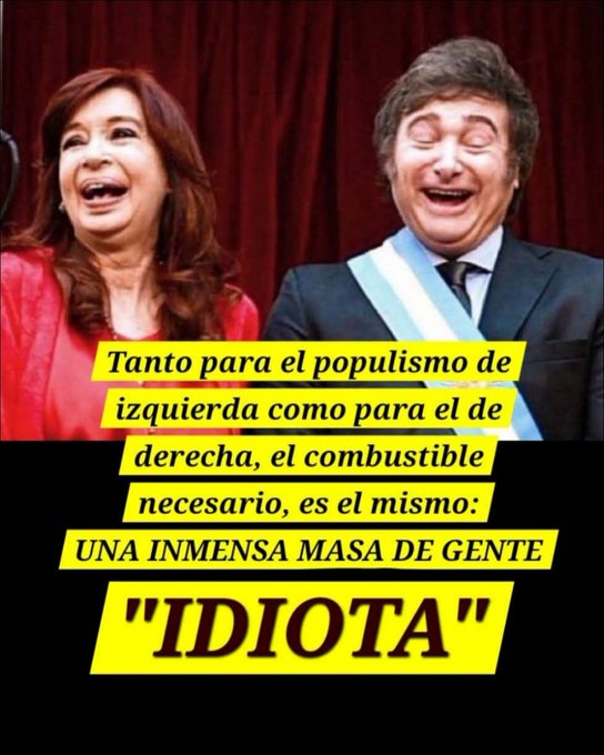 JuanaIndignada's tweet photo. #PopulismoDeDerecha https://t.co/1IPuOOnDFK