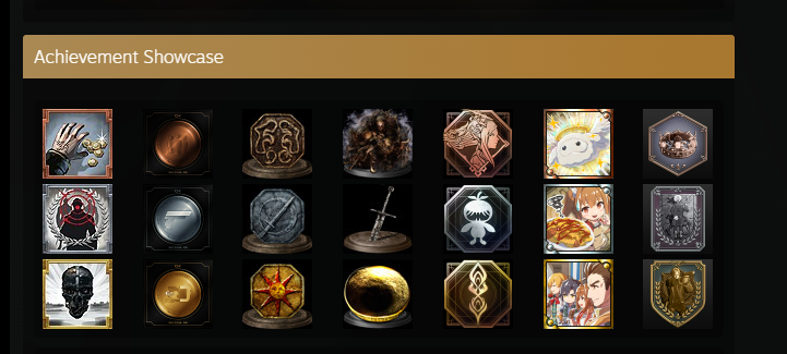 Vaikrys's tweet photo. Fun little showcase I did for my achievements on steam for my profile. https://t.co/BayPmgm5li