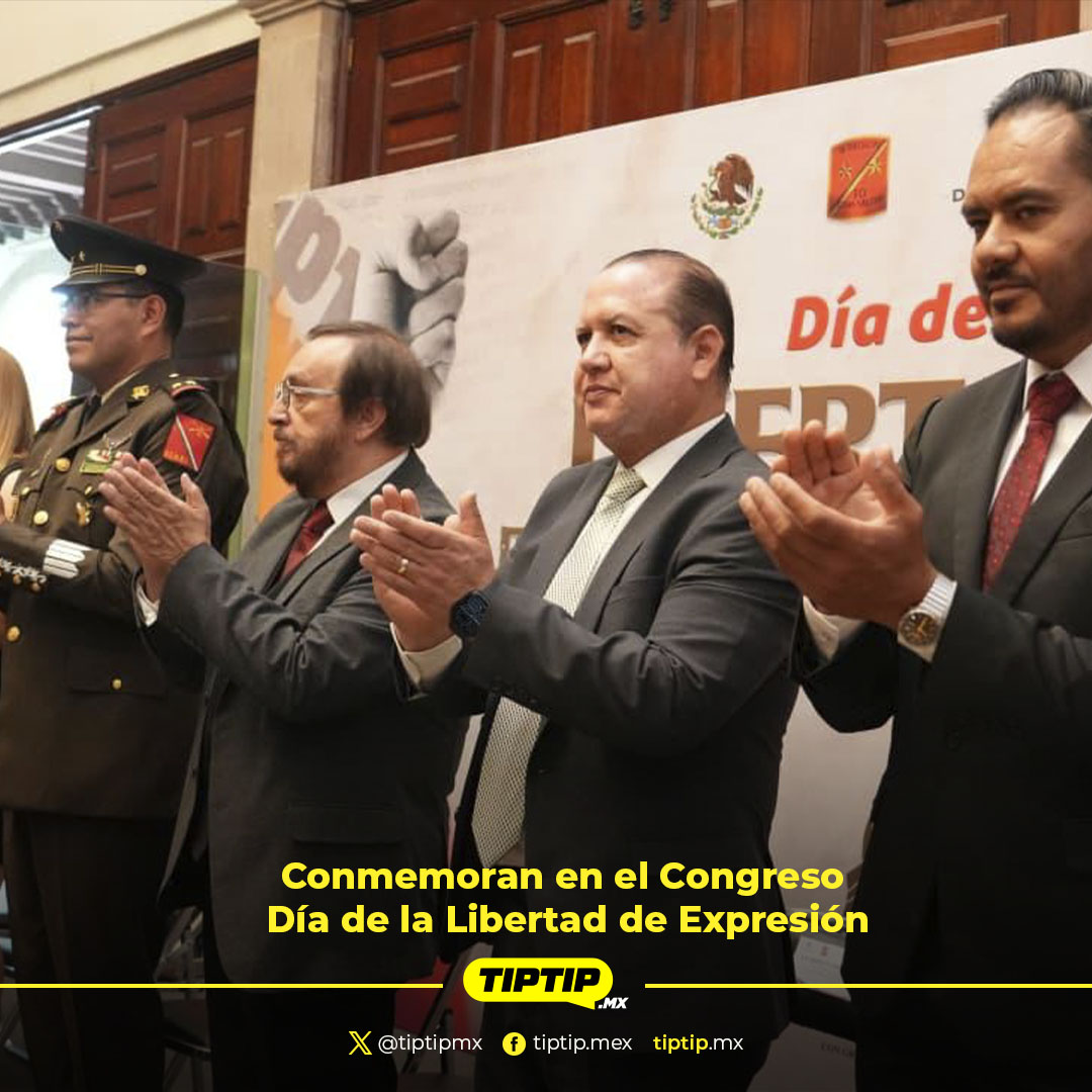 tiptipmx's tweet photo. El Congreso del Estado fue sede de la conmemoración oficial del Día de la Libertad de Expresión, donde se contó con la anfitrionía del presidente de la Junta de Gobierno y Coordinación Política, @ErnestoAlanisH. Evento en el que estuvieron presentes los directores de Comunicación Social del Gobierno del Estado, del Poder Legislativo y del municipio de Durango, Víctor Hernández Fuentes, Francisco Valencia y Aarón González, respectivamente, además de periodistas, reporteros y comunicadores de diversos medios de comunicación.

De esta manera, el Congreso del Estado reitera su respeto y compromiso hacia la Libertad de Expresión; reconociendo el trabajo y el esfuerzo que realizan los medios locales.

https://t.co/vTzWalBibr
