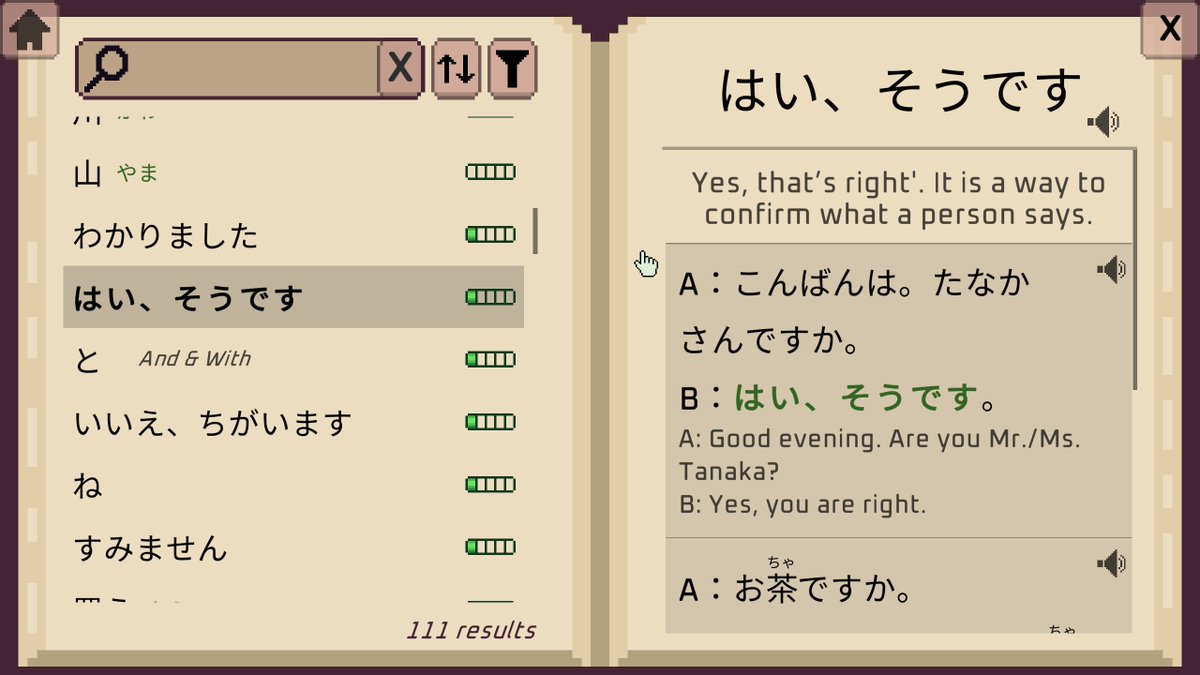 Yoshinator's tweet photo. @tsumugi_meow I'm not just writing notes, I am playing this game and writing down what it teaches me in my note book. It's pretty nice actually, takes some visual cues from Pokemon and has a nice dictionary with stroke order and pronunciations and all that good stuff. https://t.co/bVI9y082be