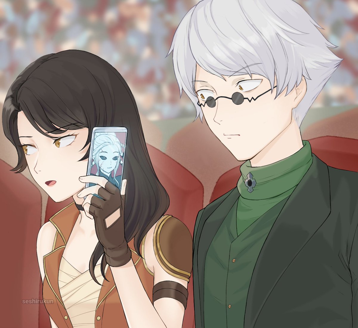 Seshirukun1's tweet photo. "They don't suspect a thing" #RWBY https://t.co/MMzlREnNPT