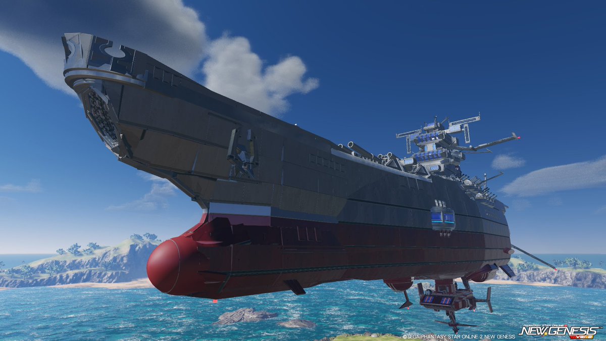 insanitywolf105's tweet photo. #メンテの日じゃないけどssを貼る
#クリエイティブスペース
#アークス造船部

宇宙戦艦ヤマト(10鯖ver)
Ship10 751655 644882 

微改修しやんした(’   ’
部分的な発光図形の配置 船窓のネムレス柵化 内装の簡略化etc……

内装簡略化でコストが幾分か浮いたし近くまたテコ入れ予定
7鯖のも改修せな…… https://t.co/ZfS2nCorw7