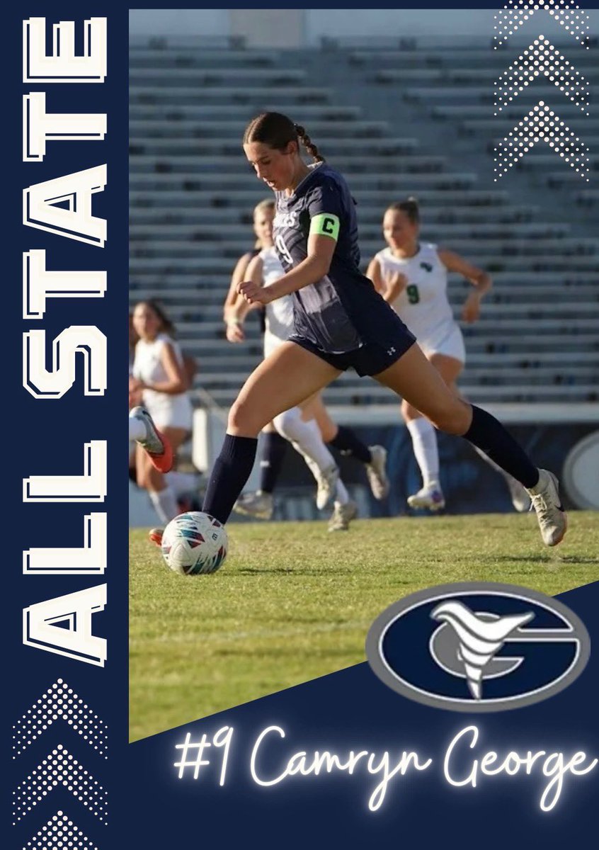 CamrynRGeorge's tweet photo. Proud to be named to the NC 7A All-State team!
#gowhirlies #classof2027 #uncommitted #winger #dualfooted @NCHSAA @gowhirlies @WakeFC2008GA @TheSoccerWire @PrepSoccer @TopDrawerSoccer @ImYouthSoccer @WSOCRecruits https://t.co/8tjWGOPBQO