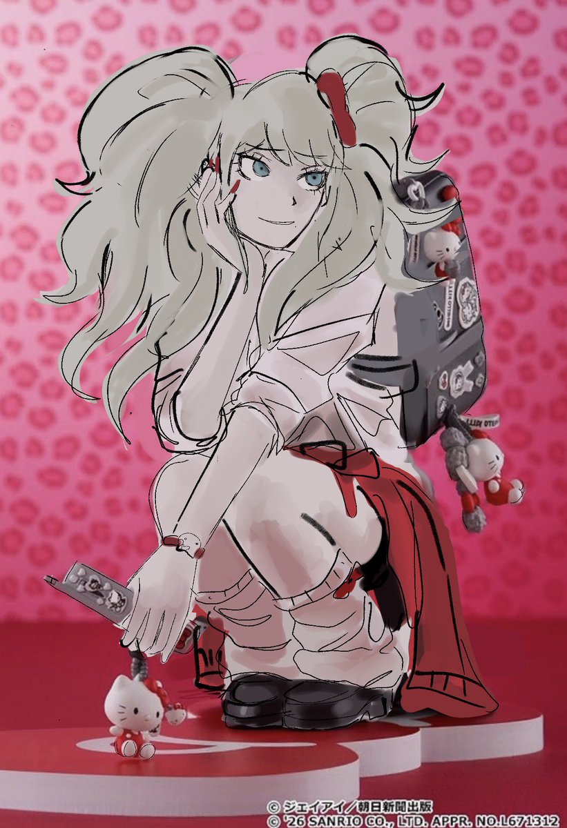 _Eito_Blehh's tweet photo. She has such junko vibes here https://t.co/FJTDr6GcPc
