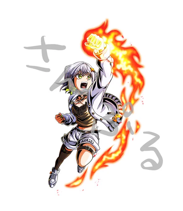あらためて、玉餅かずよ様、斜落せつな様の歌みた動画で描かせていただいたイラストです! 完成されたものがあまりにもかっこよかった!