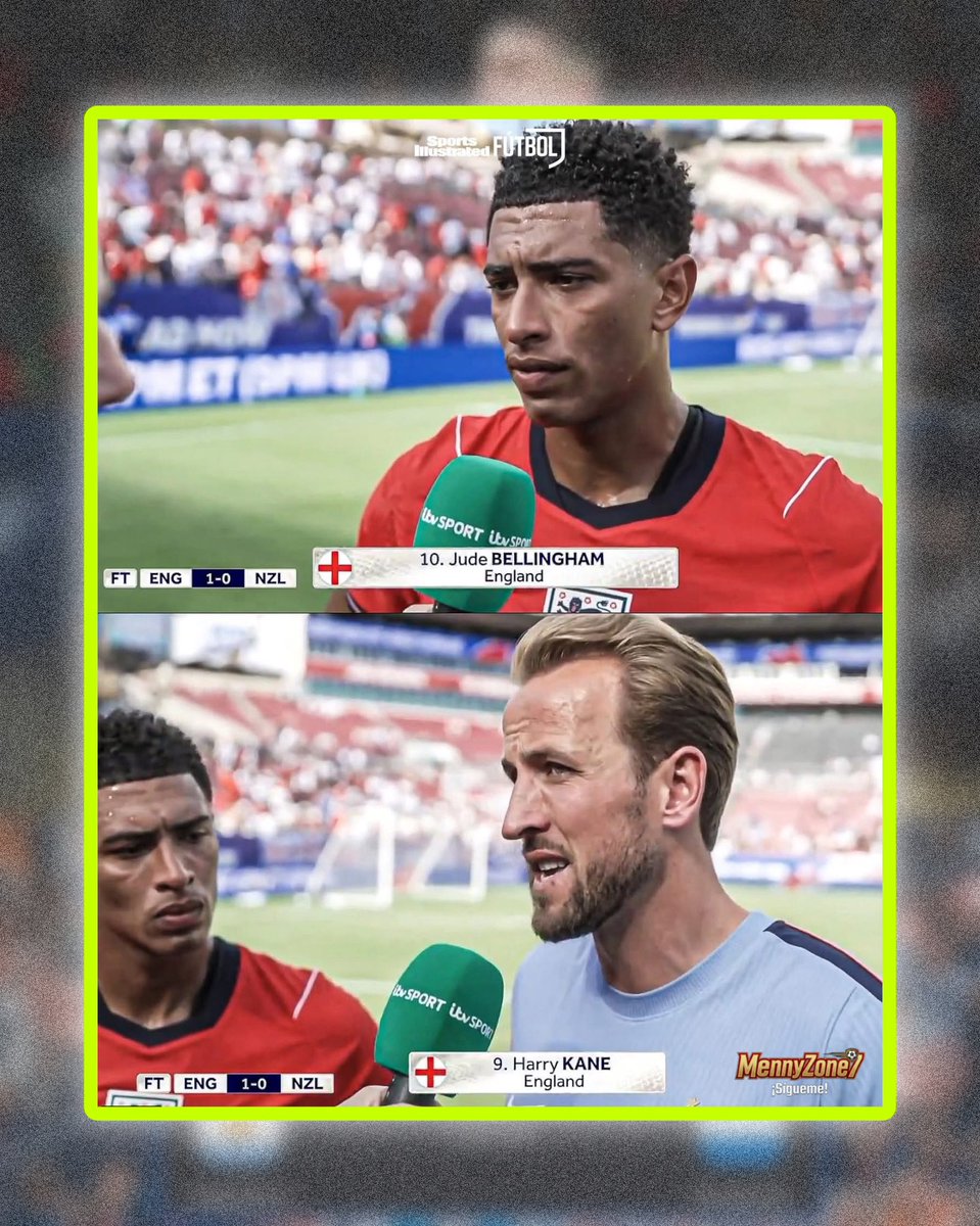 MennyZone7's tweet photo. ¡¡SE QUEJAN!!🚨🗣️

👉🏻Jude Bellingham reconoció que el calor está dificultando el estilo de juego que busca su selección, basado en presión alta e intensidad constante. Por su parte, Harry Kane también mostró su descontento con el estado del campo 

#futbol #mundial #bellingham https://t.co/dOU62wcVei