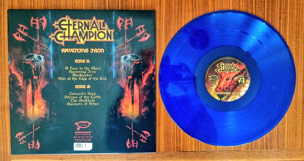 leevcleef's tweet photo. 💥💥
#EternalChampion operate in a long lineage of melodic, conceptual metal bands from #CirithUngol to current practitioners like #Visigoth &amp; #CryptSermon, but their own fingerprint is becoming increasingly visible. 
#vinylrecords #recordcollection #vinylcollection #NowPlaying https://t.co/nBw64ifvwJ