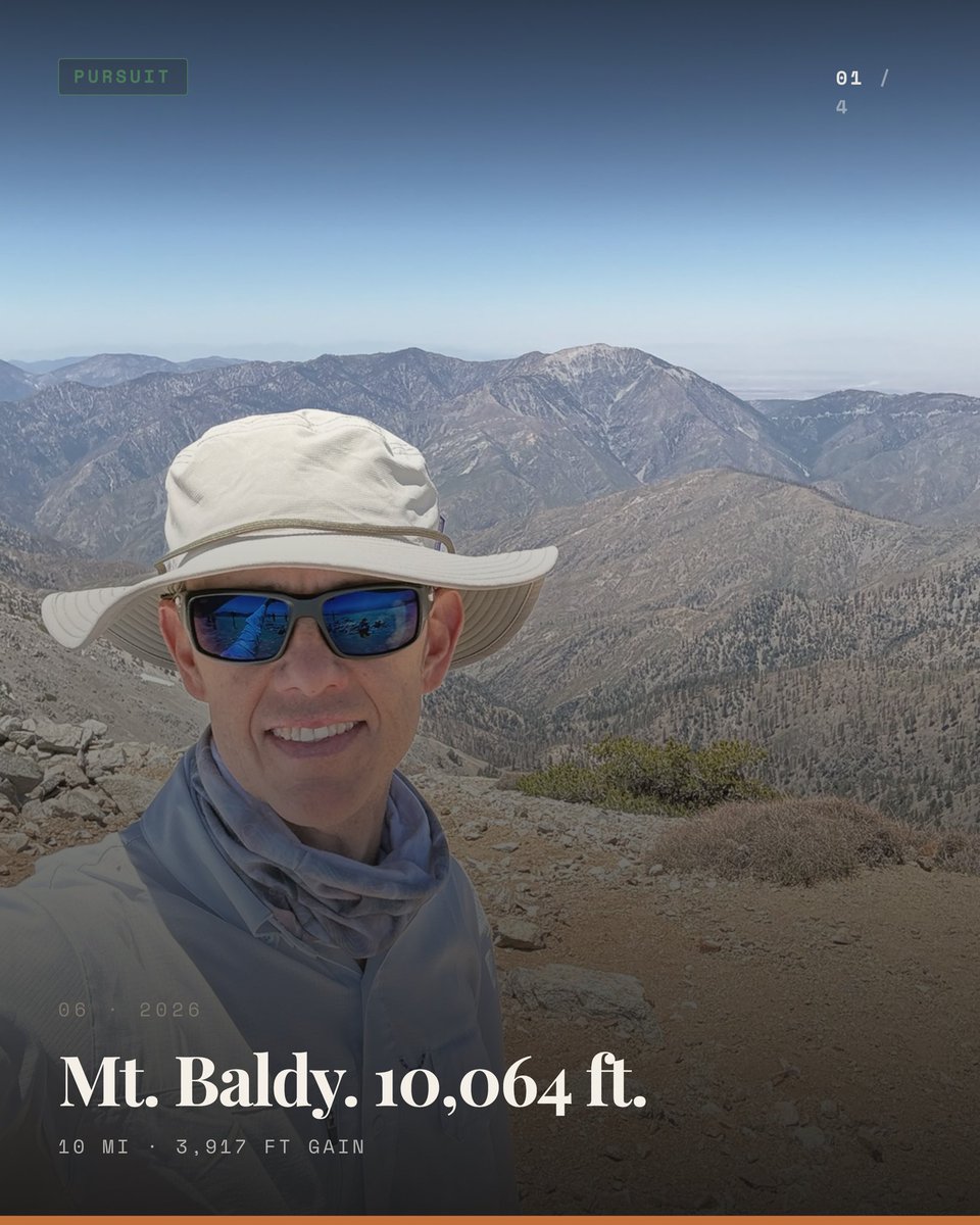 iamTomCannon's tweet photo. Mt. Baldy. 10 miles, 3,917 feet of gain, with my son.
Up the long way to the Devil's Backbone, down the short steep way that rocked my knees. One of the hardest descents Ive done.
No signal, no email, no Teams up there. That's the whole reason I https://t.co/iHNohiqGi4