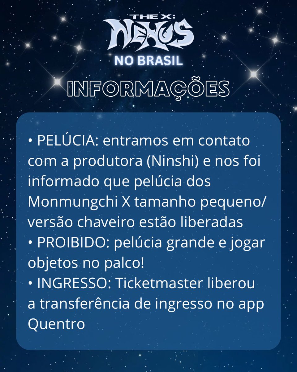 centralmonbebe's tweet photo. [INFO] 

Perguntamos a Ninshi sobre as pelúcias, se Monbebe poderiam levar os monmungchi e recebemos atualização da Ticketmaster sobre transferência de ingressos. 

#MONSTAXnoBRASIL
#MONSTAX_THEX_NEXUS_SP https://t.co/LGOzIwWVbI