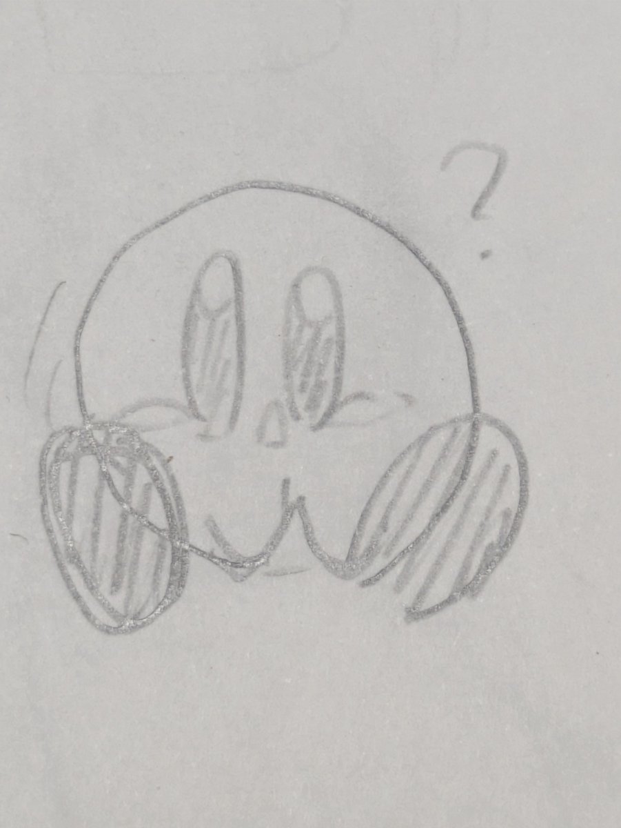 c8z_a's tweet photo. らくがきカービィﾁｬﾝ https://t.co/l6zUTUBbky