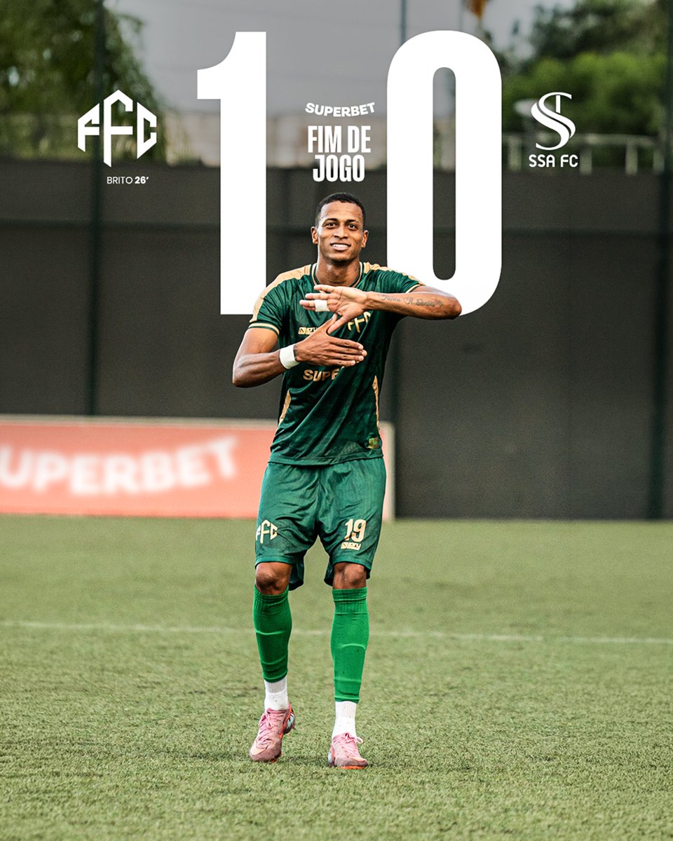 feirafc's tweet photo. VENCE O FEIRA FUTEBOL CLUBE! 🇳🇬

Feira FC 1️⃣X0️⃣ SSA

Com gol de Brito, conquistamos mais três pontos importantes na competição. Seguimos na caminhada rumo ao acesso! 🏆

É O FEIRA TODA VIDAAA! 🐊

📸 Enzo Britto | ASCOM FFC

#FFC #FeiraFutebolClube #BaianãoSérieB2026 https://t.co/LjyoINzhoO