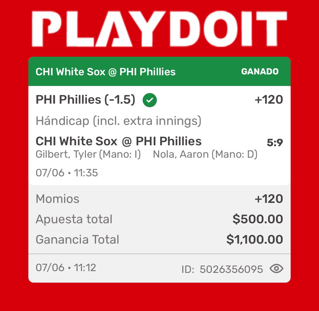 AlaannPicks's tweet photo. Todos los que siguieron el free pick, pasen a cobrar. 💰 https://t.co/2whQYHnbuN